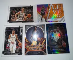 San Antonio Spurs Past n Present 5 Card Lot