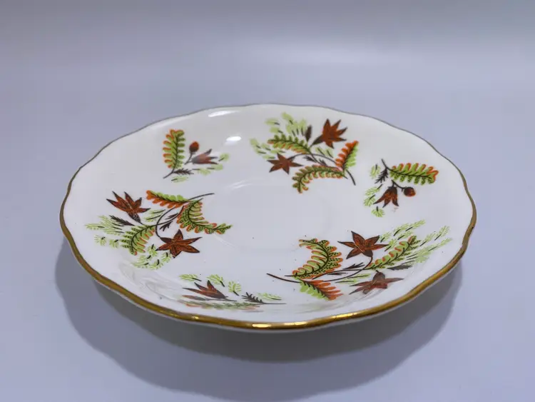 Vintage Colclough Bone China 'Tiger Lily' Design Teacup and Saucer Set