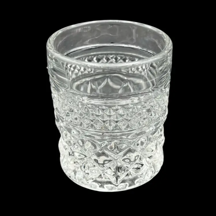 #361B Vintage Anchor Hocking Wexford Shot Glass/Toothpick Holder  Clear Glass