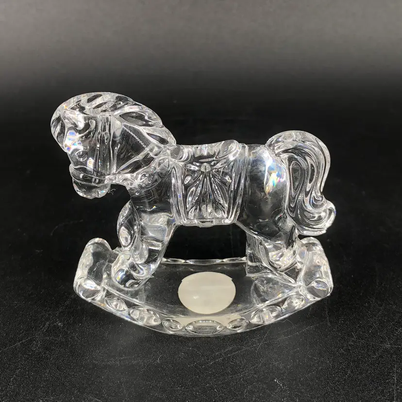 Princess House Crystal Treasures Germany Rocking Horse or Pony 24% Lead Crystal