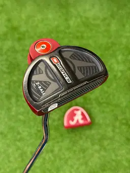 Odyssey O-Works Red 2-Ball Putter | 34.5” | Fresh New Grip | RH | W/ Head Cover
