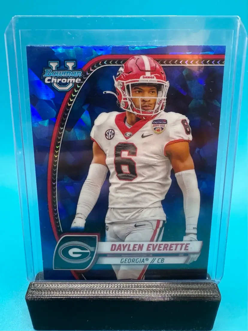 Daylen Everette Bowman U Chrome Sapphire Georgia Bulldogs
