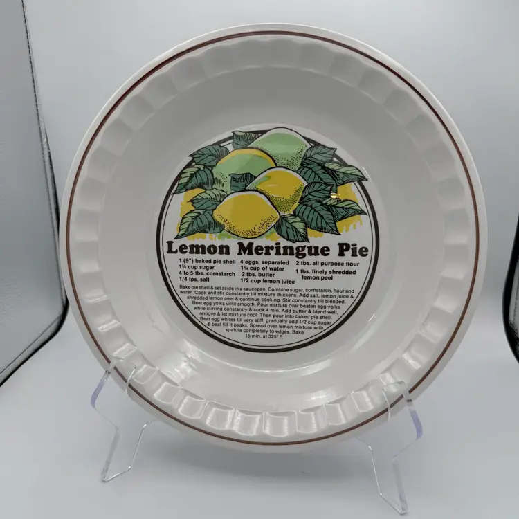 Vintage Ceramic Pie Dish