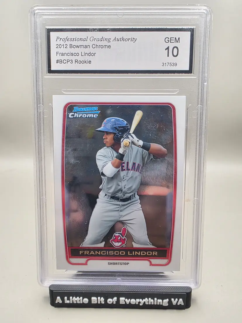 Francisco Lindor #BCP3 2012 Bowman Chrome Rookie #BCP3 Bowman Chrome PGA 10