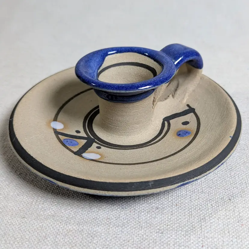 Southwest Pottery Candlestick Holder