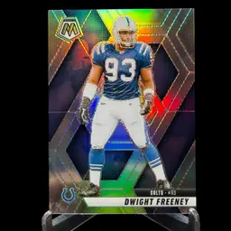 Dwight Freeney 2025 Panini Mosaic Silver Prizm #185 Indianapolis Colts