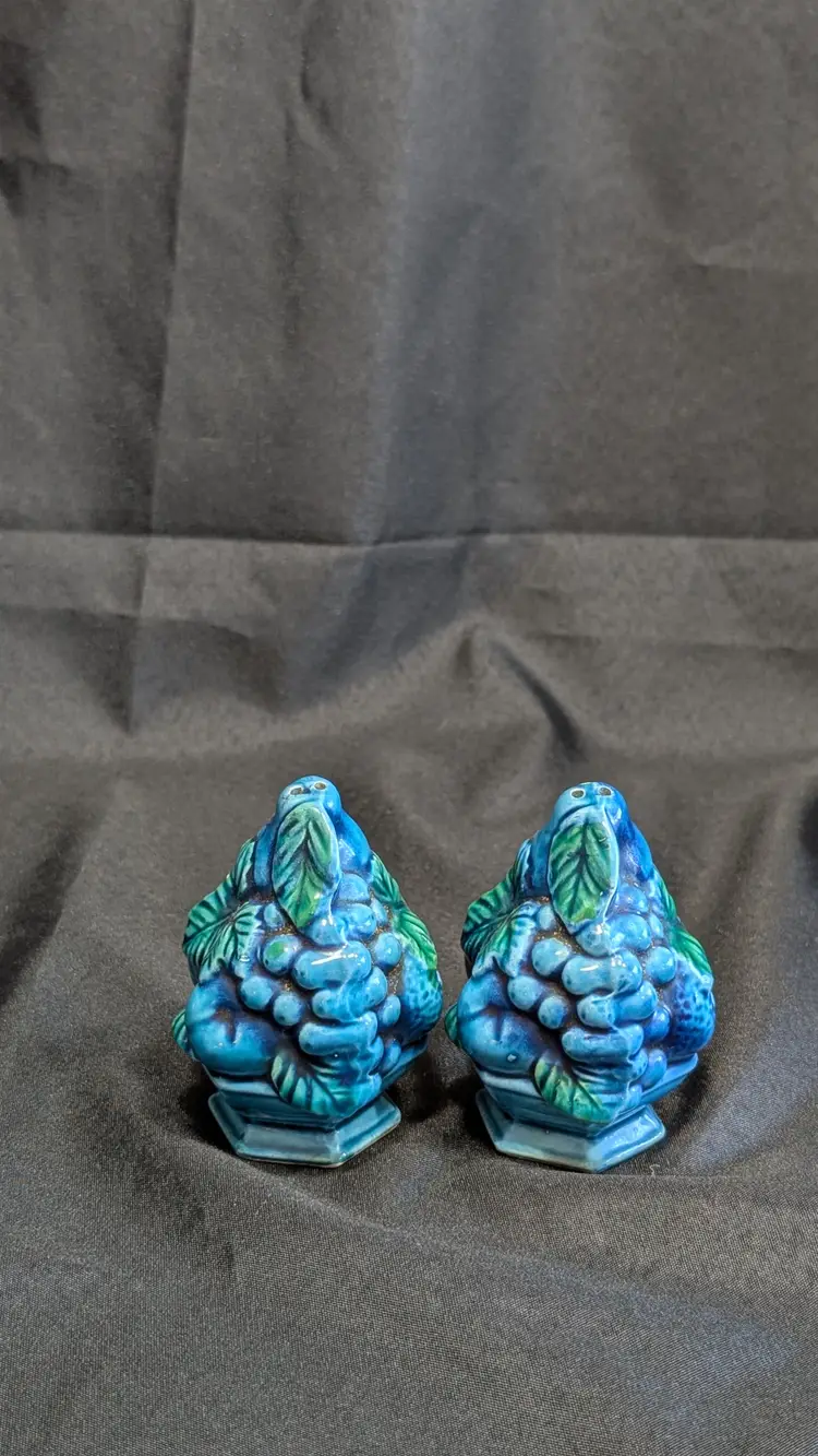 Inarco Japan Salt & Pepper Shakers "Mood Indigo" 1960's