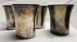 Silverplated "Mint Julep" Bar Cups