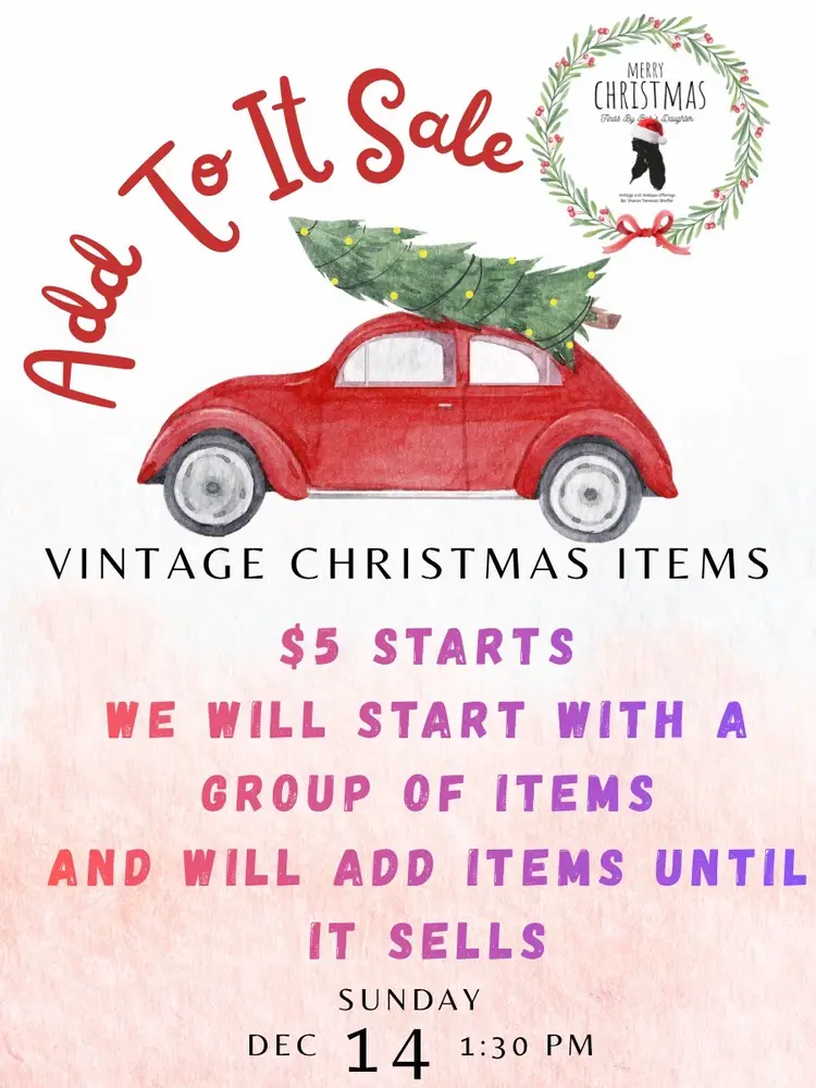 Add-To-It-Sale-Vintage Christmas $5 Starts