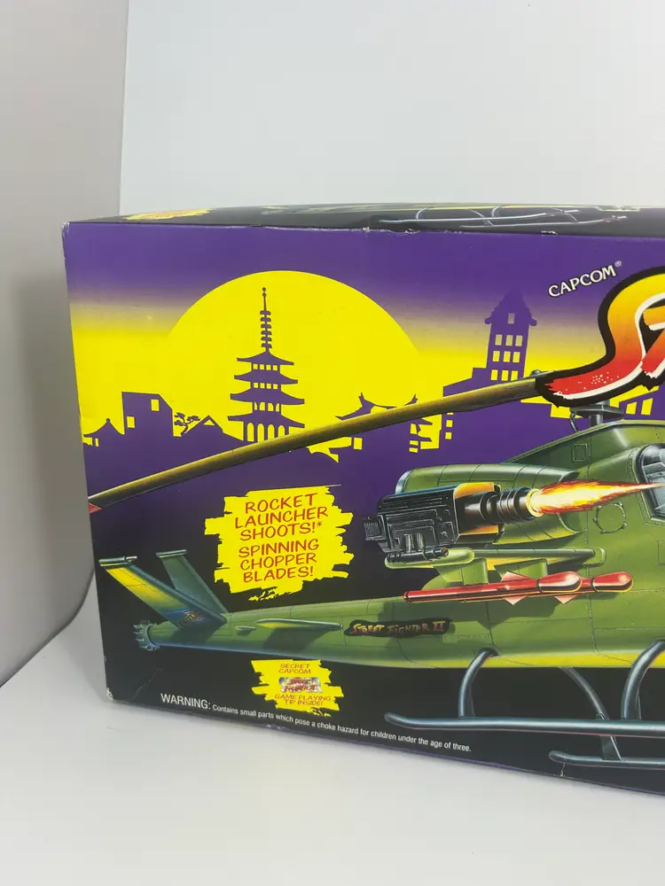 Vintage NIB NEVER OPENED 1994 Street Fighter Heli Fighter Guile G.I. Joe Hasbro
