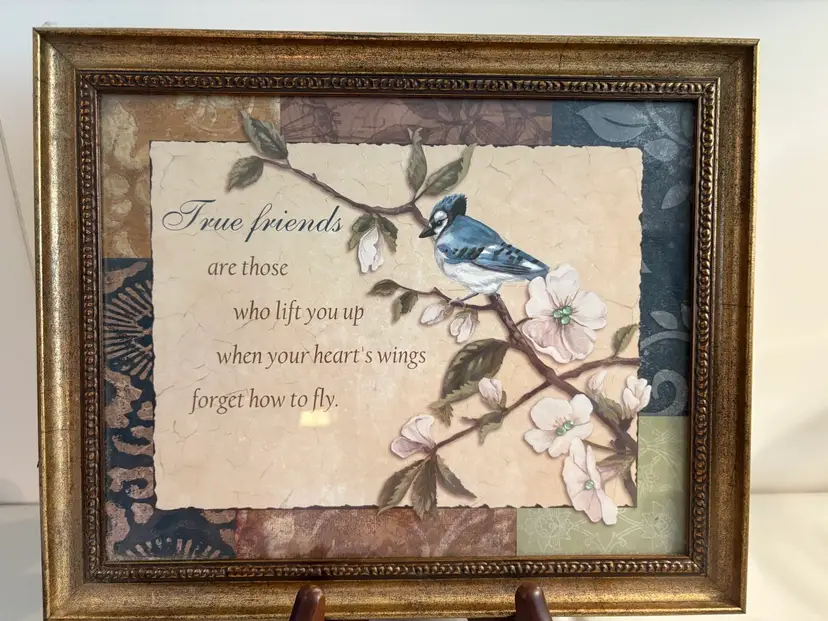 Art Print - True Friends Are Those Who Lift You Up When Your Heart’s Wings Forget How To Fly