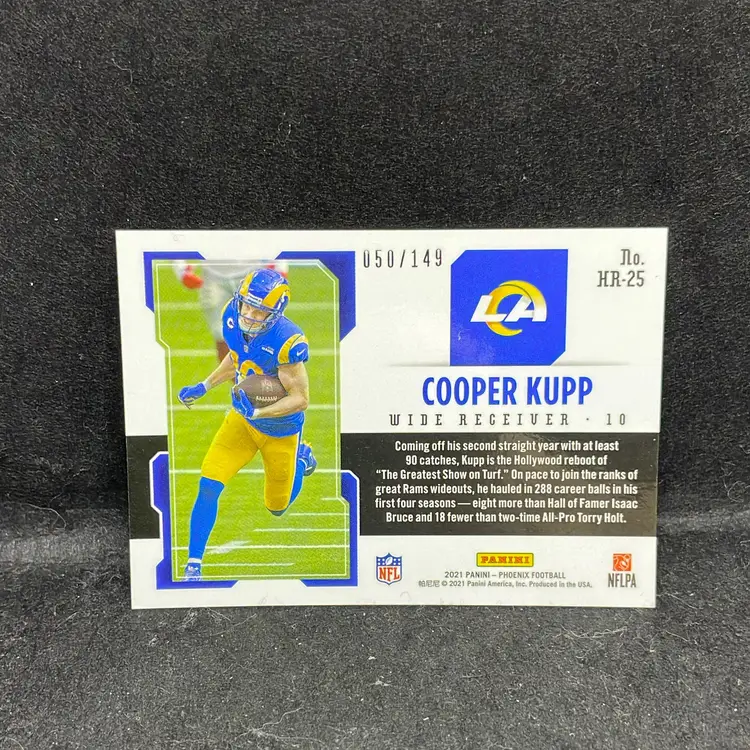 Cooper Kupp 2021 Phoenix Hot Routes Aqua Parallel /150 Los Angeles Rams