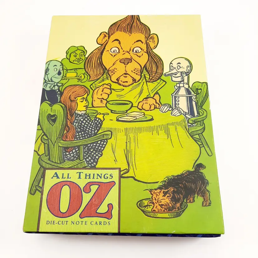 Vintage Wizard Of Oz Die-Cut Note Cards All Things Oz Partial Box
