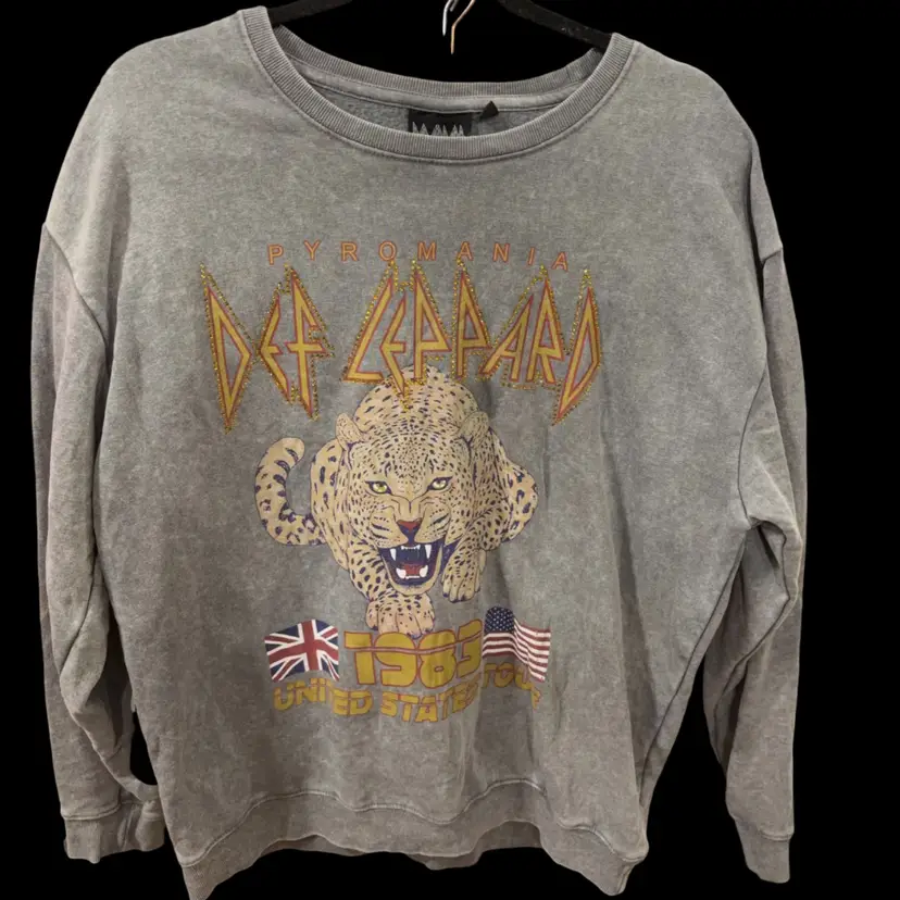 Def Leppard Pyromania 1983 U.S.  Tour Sweatshirt