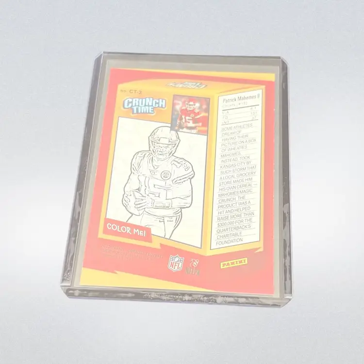 2022 Panini Donruss Patrick Mahomes Crunch Time SP Insert Card! Case Hit! Kansas City Chiefs 