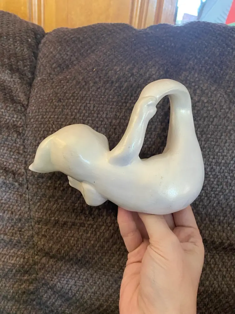 Ceramic Ghost 6” X 2” X 4”