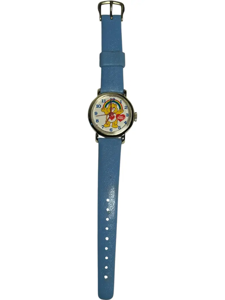 VTG Care Bears Mechanical Wristwatch Bradley1983 Tender Heart FOR PARTS