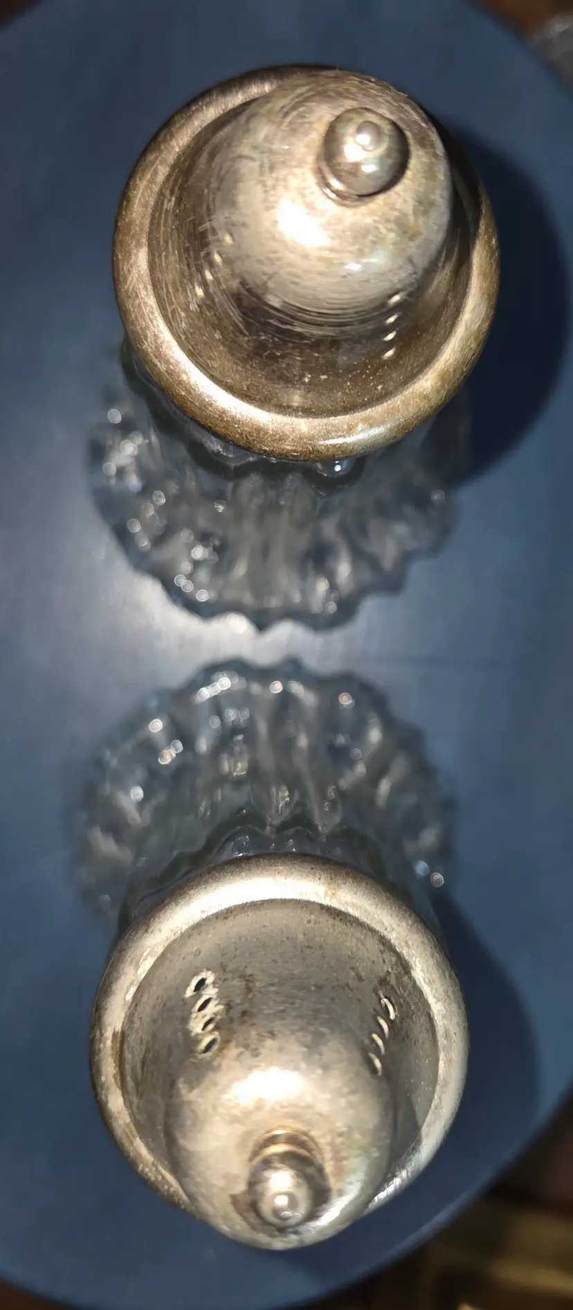 Vintage Tall Salt & Pepper Shakers