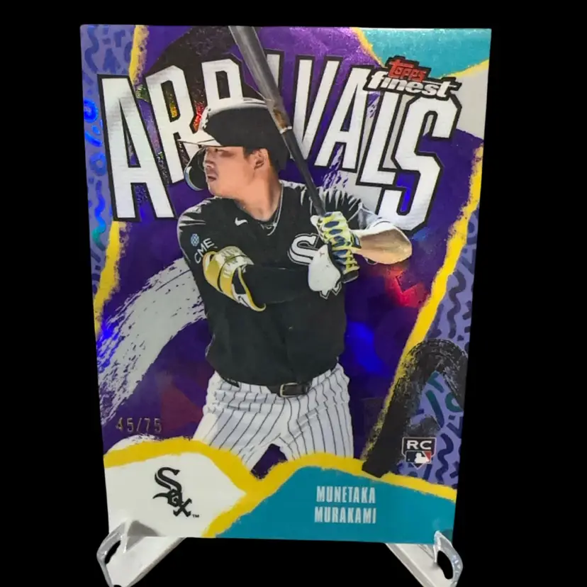 Munetaka Murakami Topps Finest Arrivals Purple RC /75! 🔥 🤯 Chicago White Sox