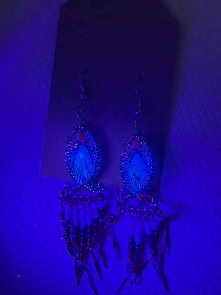 String With Beads Earrings
