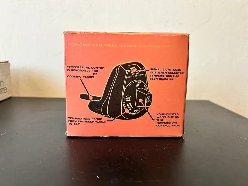Vtg GE Automatic Temperature Control Cat # BPI In Orig Box