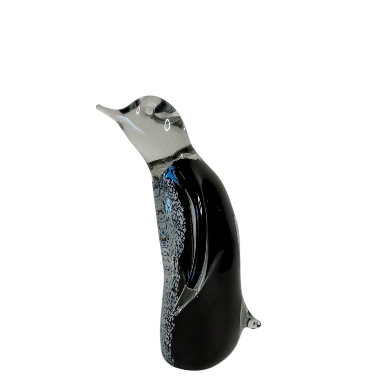 Niknax · Sweden Penguin Figurine/Paperweight Black White & Clear