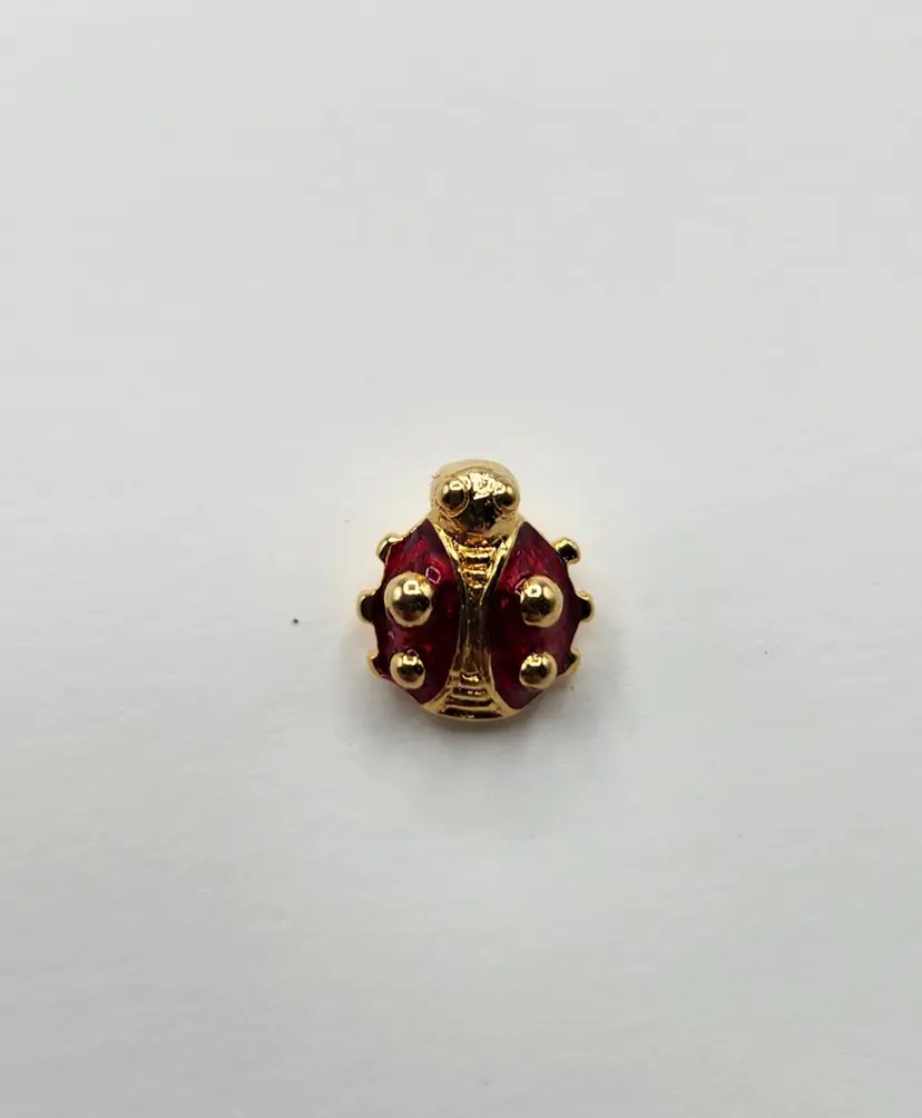 Monet Lady Bug Pin 5/8" x 1/4"