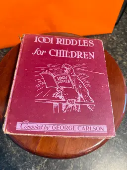 1001 Riddles For Children- Vintage Book