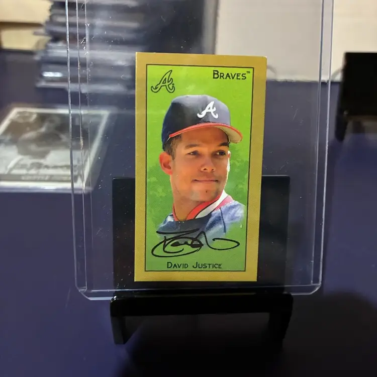 Atlanta Braves 2025 T-205 “Cycle” back David Justice