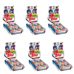 Paris Saint Germain - 2021/22 Topps UEFA Flagship 6 Hobby Box Half Case PYT (25-016)