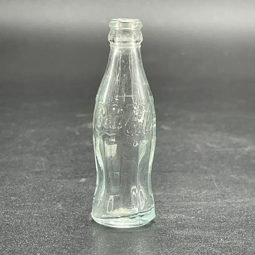 Miniature Glass Coca-Cola Coke Bottle Vintage Toy