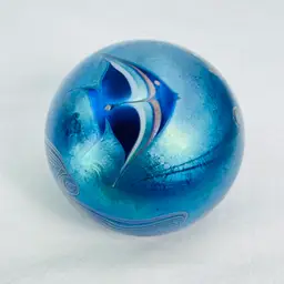 Orient And Flume Signed 1978 Angel Fish Paperweight