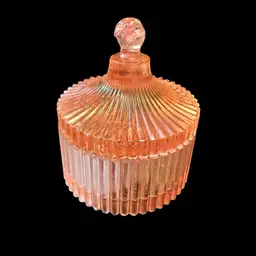 Medium Resin Trinket Jar Pink