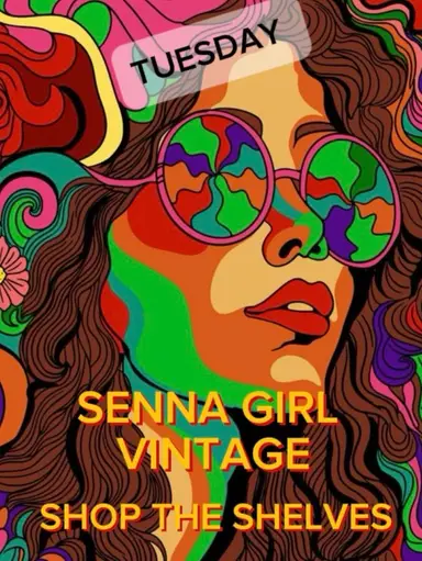 SHOP THE SHELVES- VINTAGE GLASS & TRINKETS 