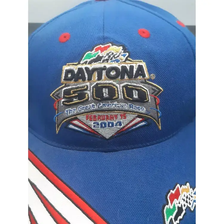 2004 Vintage NWT Nascar Daytona 500 Patriotic Hat Cap Twins Isc Gift