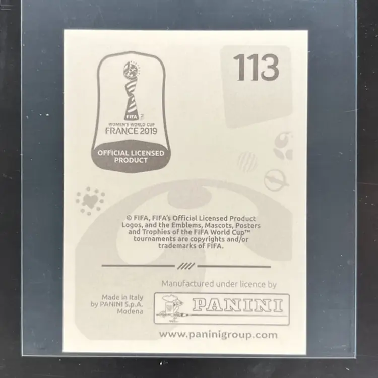 Lina Magull 2019 Panini Women’s World Cup Sticker Germany Card