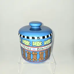 #107  Ceramic Dog/Cat Treat Jar