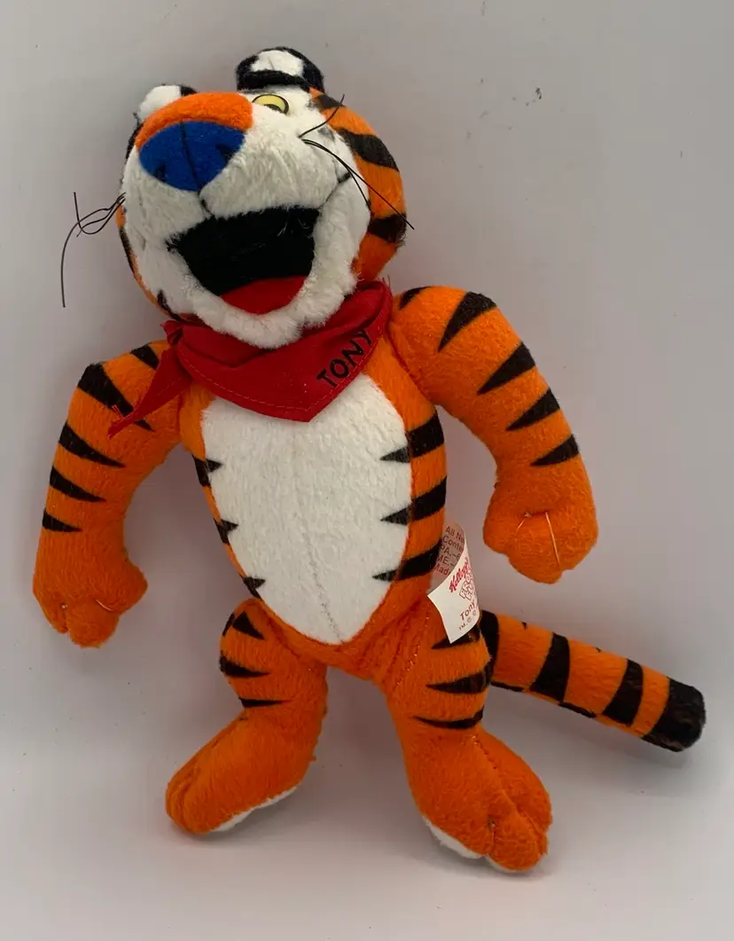 VTG Kelloggs Tony The Tiger Plush 1997 Jointed Arms And Legs