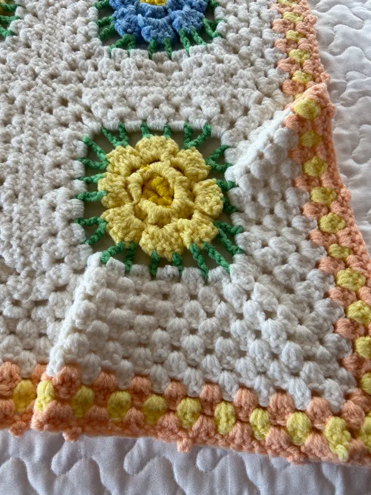 Handmade, Crocheted Afghan