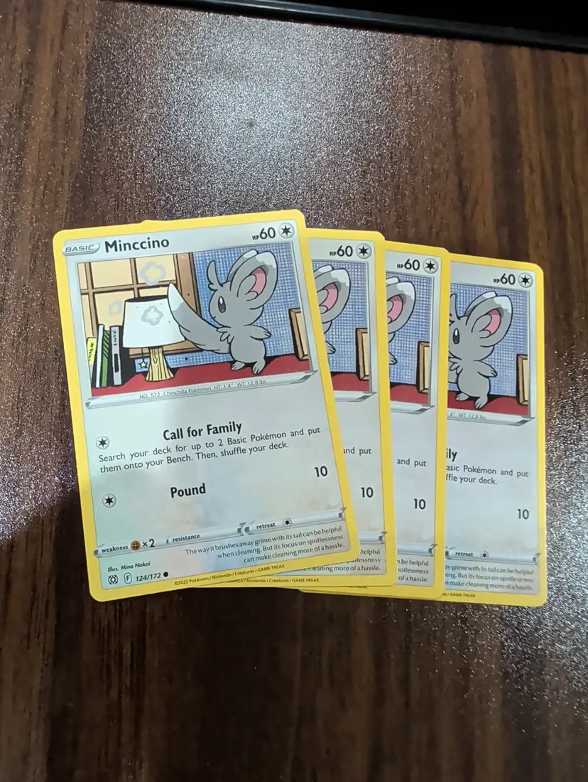 #01 Minccino custom 3d art card