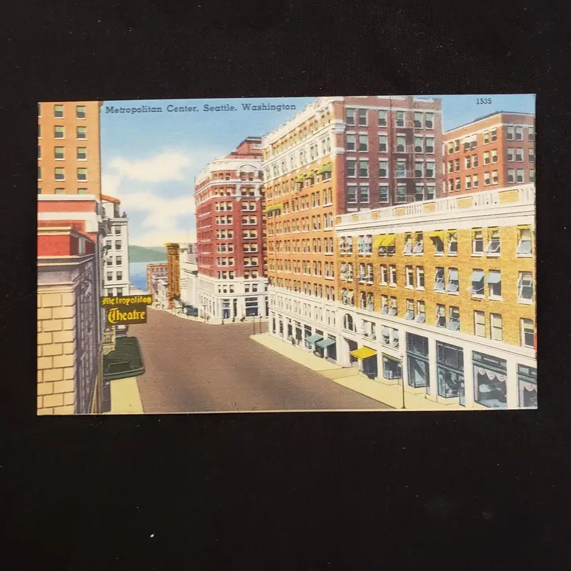 Postcard Metropolitan Center Seattle Washington unused unwritten Vintage