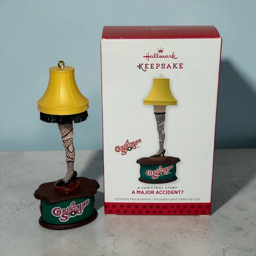 Hallmark Keepsake Ornament A Christmas Story A Major Accident Leg Lamp 2013