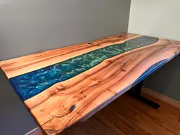 The ‘Tranquil Waters’ Live Edge River Desk