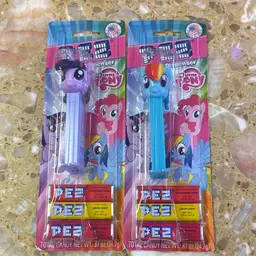 Set Of 2 Pez My Little Pony Dispensers. Twilight Sparkle And Rainbow Dash