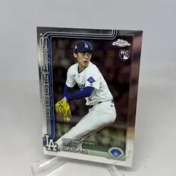 2025 Topps Chrome Update Roki Sasaki #USC73 (RC) MLB Debut