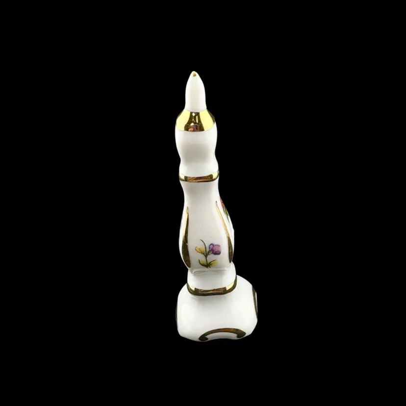 Vintage Mini Limoges Candlestick 2.75” Tall x .75” Wide