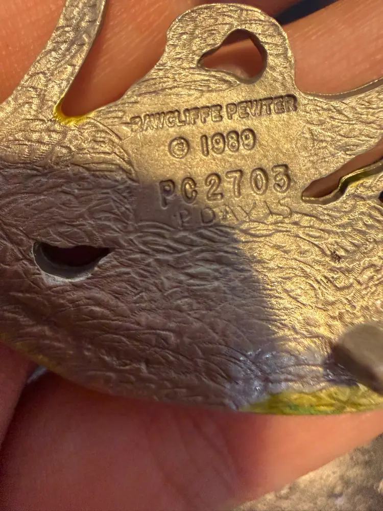 Pewter Lid For Bowl For popourri