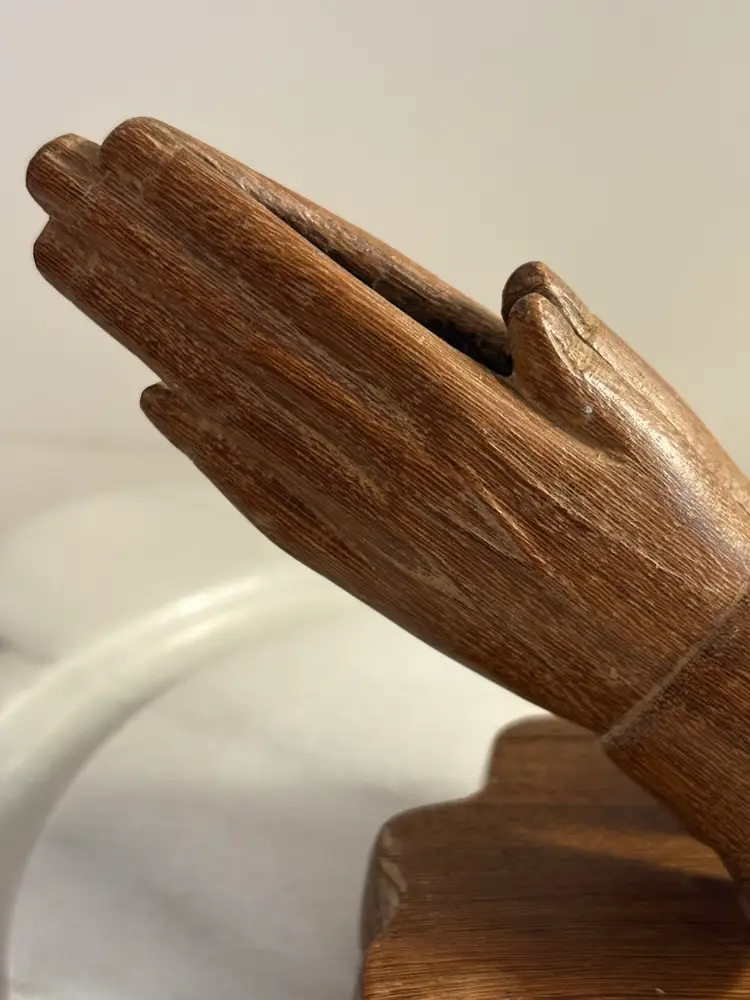 Hand Carved Praying Hands 6”