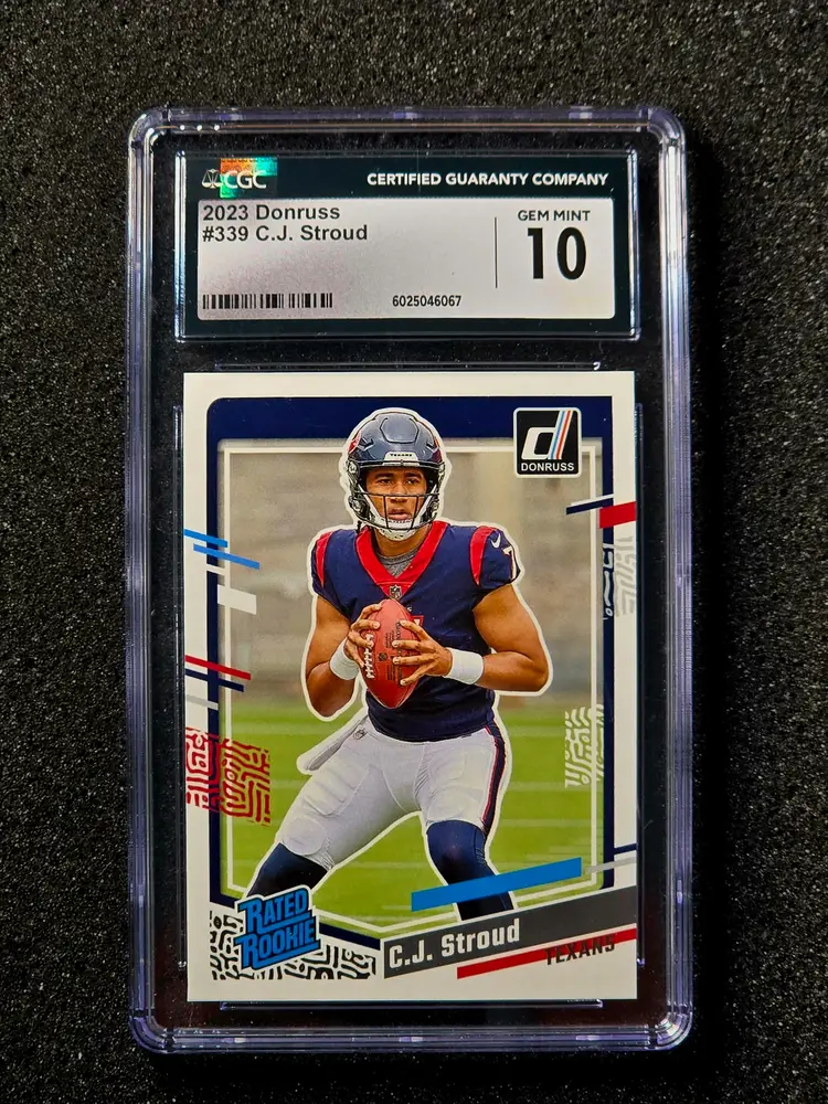 2023 Donruss Rated Rookie #339 CJ Stroud RC Gem Mint CGC 10