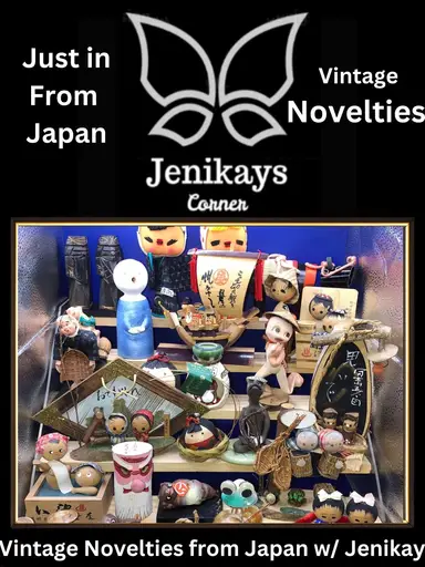 Japanese Kokeshi Novelties With Jenikay 